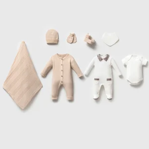 Frank Bej Erkek Bebek 8'li Hastane Çıkış Seti Organik